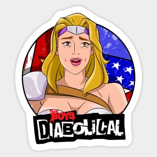 queen maeve the boys diabolical Sticker